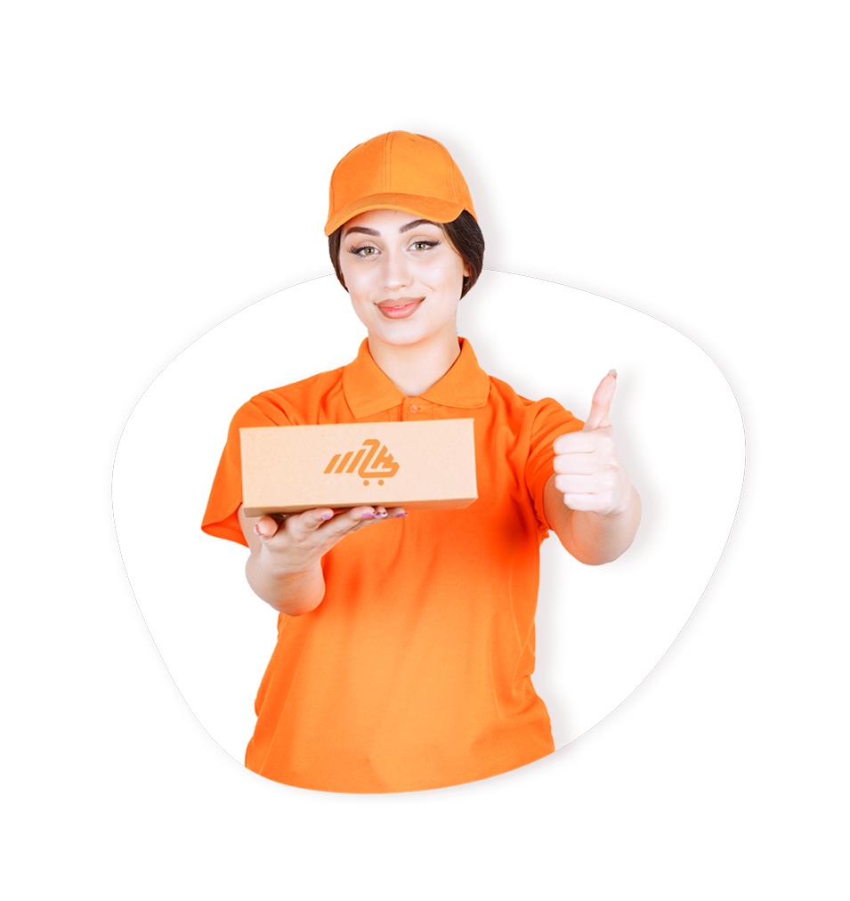 Lady with parcel
